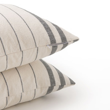 Zabrie Yarn-Dyed Cotton Jacquard European Pillowcases (Set of 2)